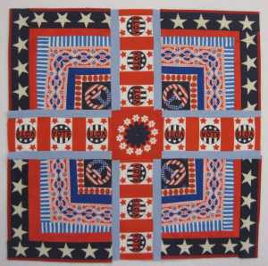 Here is the beginning of Jimi Makes a Quilt