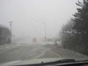 Driving in the Blizzard