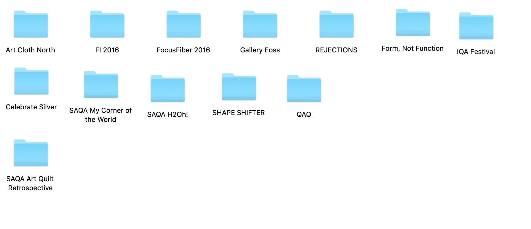 Screen Save of Group Shows