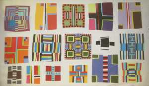 Maria Shell Hot Crossed Squares--In Progress