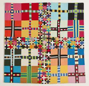 Maria Shell Hot Crossed Squares--In Progress