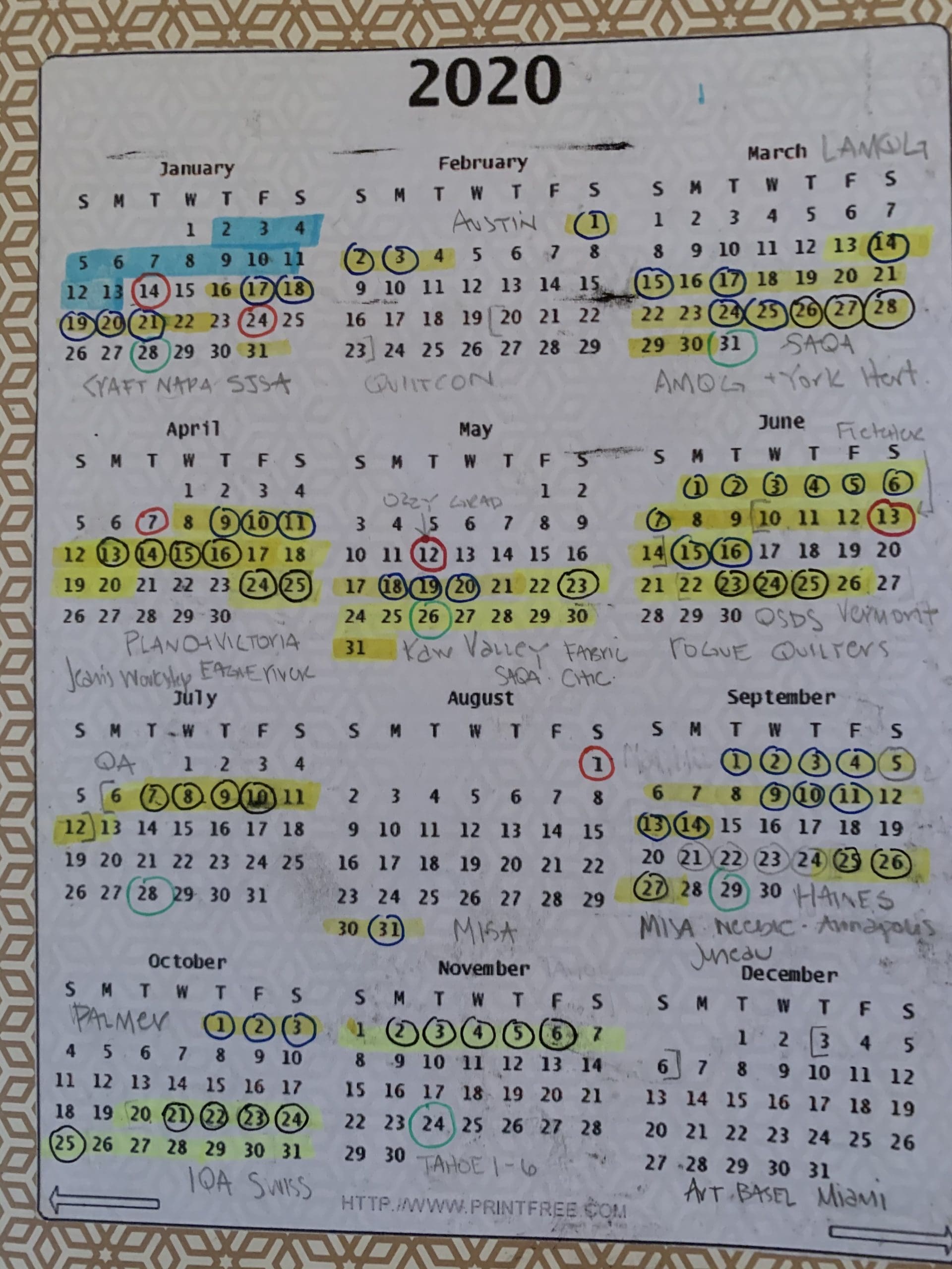 calendar